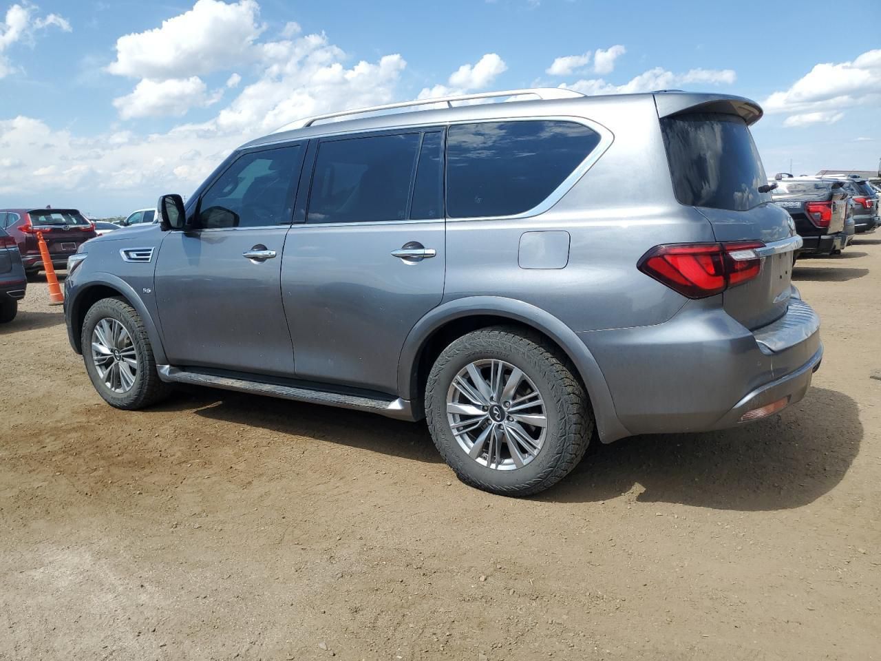 2019 INFINITI QX80 LUXE | Gray | 5.6L V8 4x4 | VIN: JN8AZ2NEXK9235972