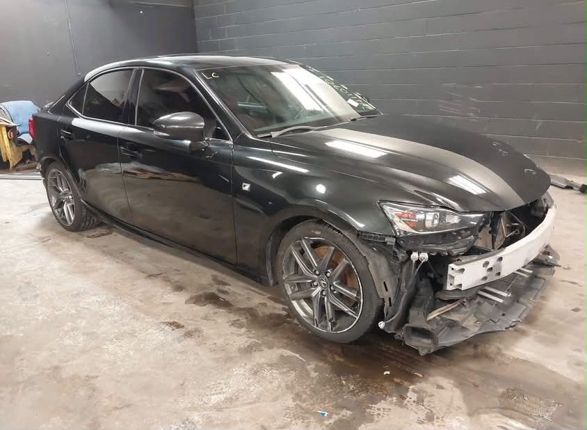 Lexus IS 350 2018 Black – 3.5L V6 RWD Sport Sedan | VIN: JTHC81D28J5030938
