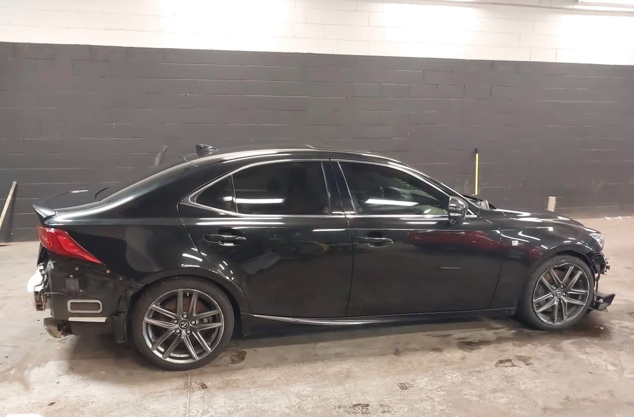 Lexus IS 350 2018 Black – 3.5L V6 RWD Sport Sedan | VIN: JTHC81D28J5030938