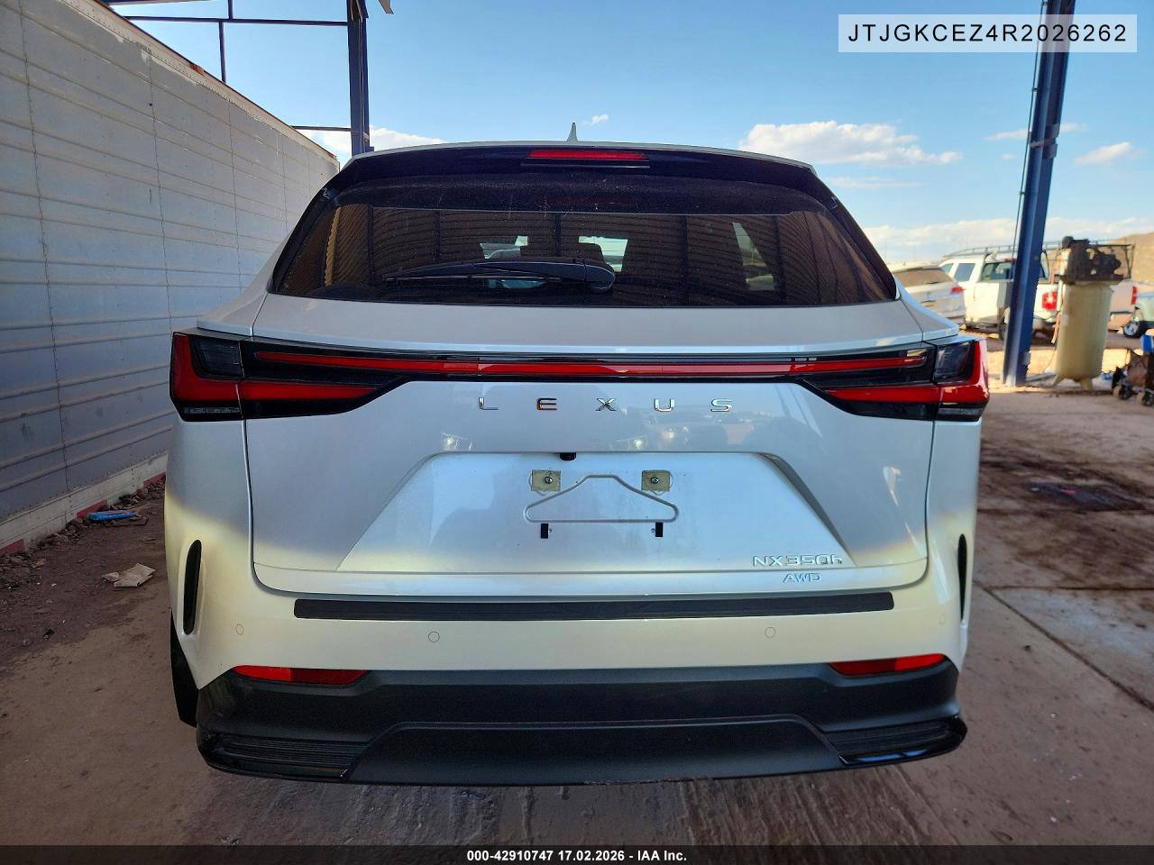 2024 Lexus NX 350h Premium VIN JTJGKCEZ4R2026262 – BidAutoCars