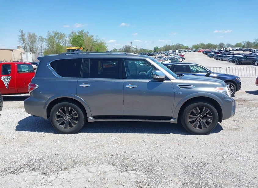 Nissan Armada 2019 Gray – 5.6L V8 AWD Full-Size SUV | VIN: JN8AY2NCXKX509992