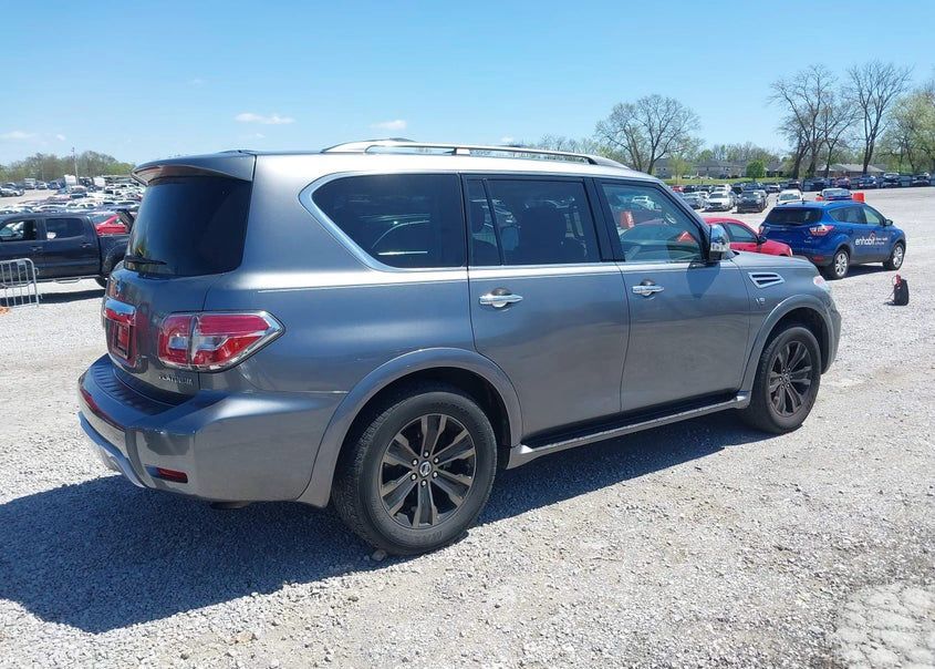 Nissan Armada 2019 Gray – 5.6L V8 AWD Full-Size SUV | VIN: JN8AY2NCXKX509992