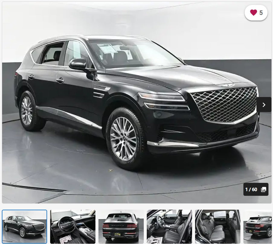 Genesis GV80 2021 Black – 2.5T RWD Luxury SUV | VIN: KMUHB4SB6MU051565