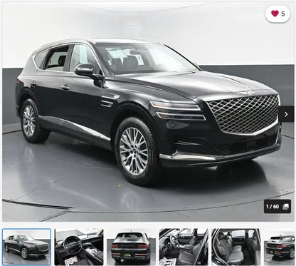 Genesis GV80 2021 Black – 2.5T RWD Luxury SUV | VIN: KMUHB4SB6MU051565