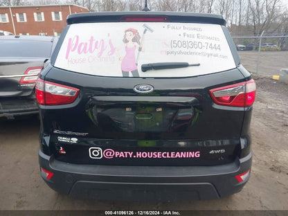2021 Ford EcoSport S AWD 2.0L Automatic | VIN: MAJ6S3FLXMC401881