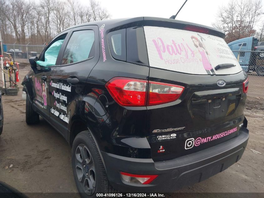 2021 Ford EcoSport S AWD 2.0L Automatic | VIN: MAJ6S3FLXMC401881