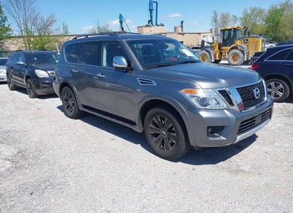 Nissan Armada 2019 Gray – 5.6L V8 AWD Full-Size SUV | VIN: JN8AY2NCXKX509992