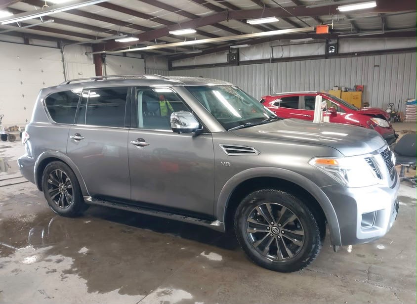 Nissan Armada Platinum 2019 Gray – 5.6L V8 4WD SUV | VIN: JN8AY2NC4K9581002