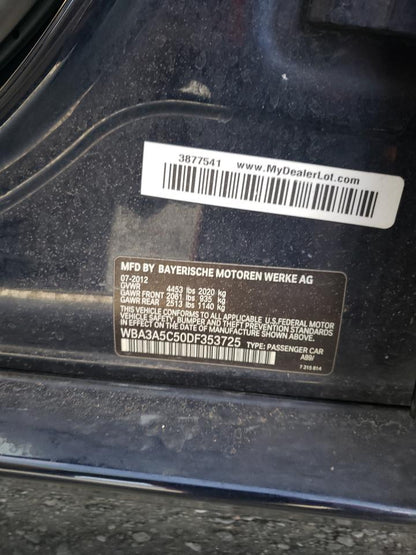 2013 BMW 328 I - WBA3A5C50DF353725