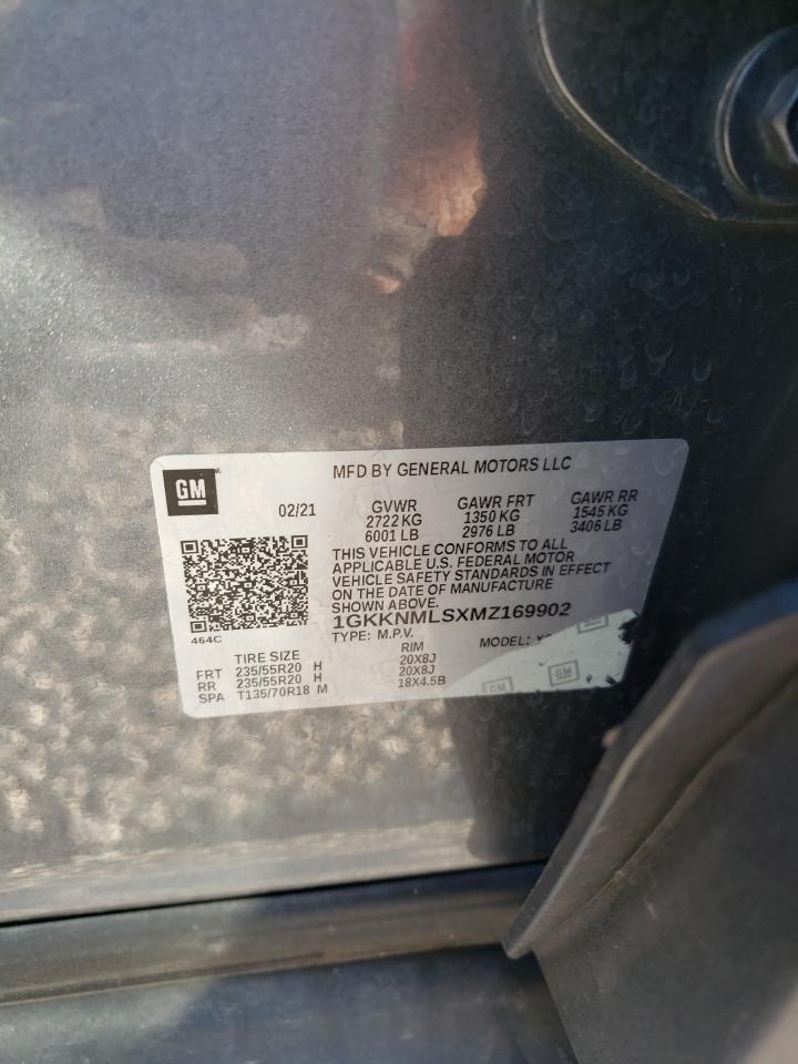 2021 GMC ACADIA SLT - 1GKKNMLSXMZ169902