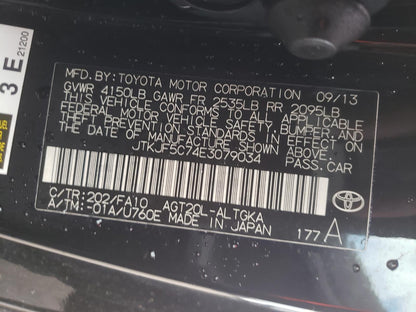 2014 TOYOTA SCION TC - JTKJF5C74E3079034