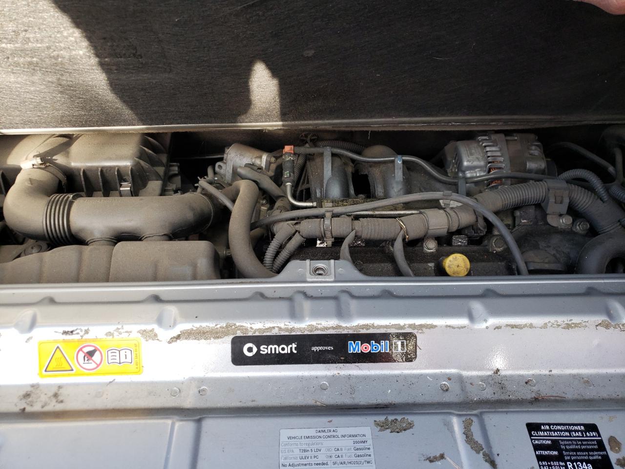 2009 SMART FORTWO PAS - WMEEK31X29K226122