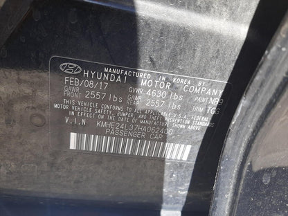 2017 HYUNDAI SONATA HYB - KMHE24L37HA062400