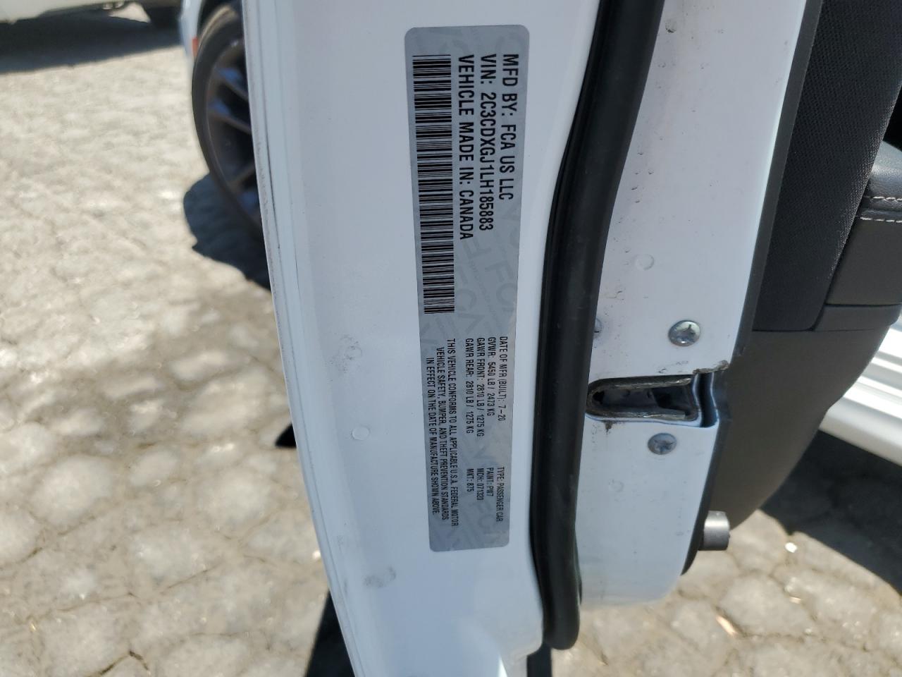 2020 DODGE CHARGER SC - 2C3CDXGJ1LH185883