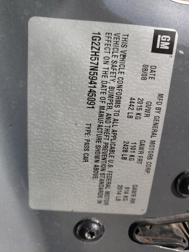 2009 PONTIAC G6 GT - 1G2ZH57N594145091