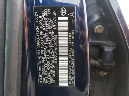 2008 TOYOTA YARIS - JTDBT923981232758