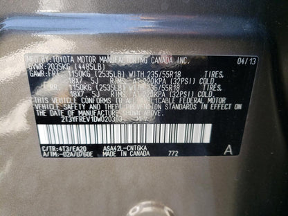 2013 TOYOTA RAV4 LIMIT - 2T3YFREV1DW020303