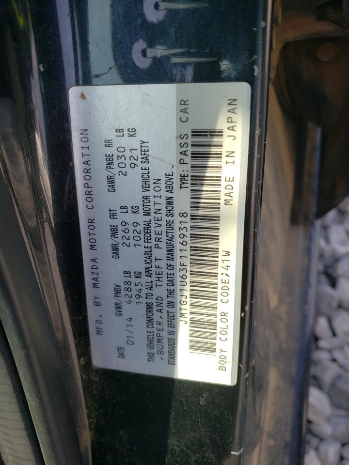 2015 MAZDA 6 SPORT - JM1GJ1U63F1169318