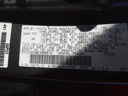 2014 TOYOTA TACOMA DOU - 5TFLU4EN0EX086616