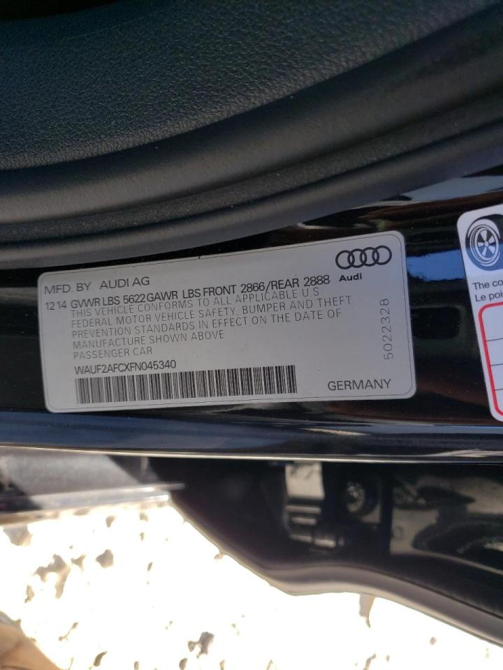 2015 AUDI S6 - WAUF2AFCXFN045340