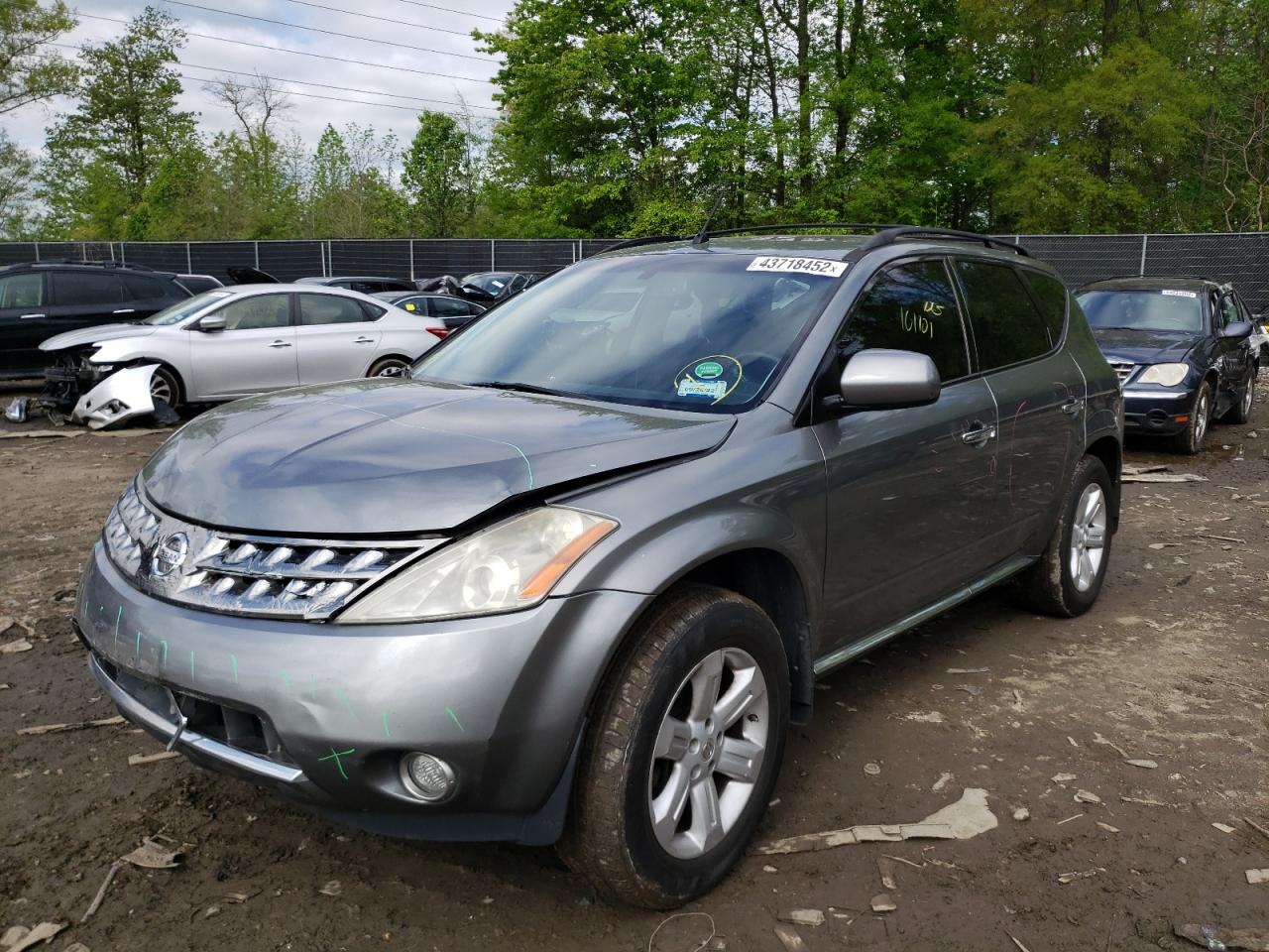 2007 NISSAN MURANO SL - JN8AZ08W57W663434
