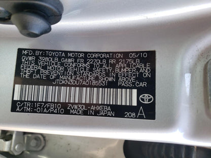 2010 TOYOTA PRIUS - JTDKN3DU7A0185531