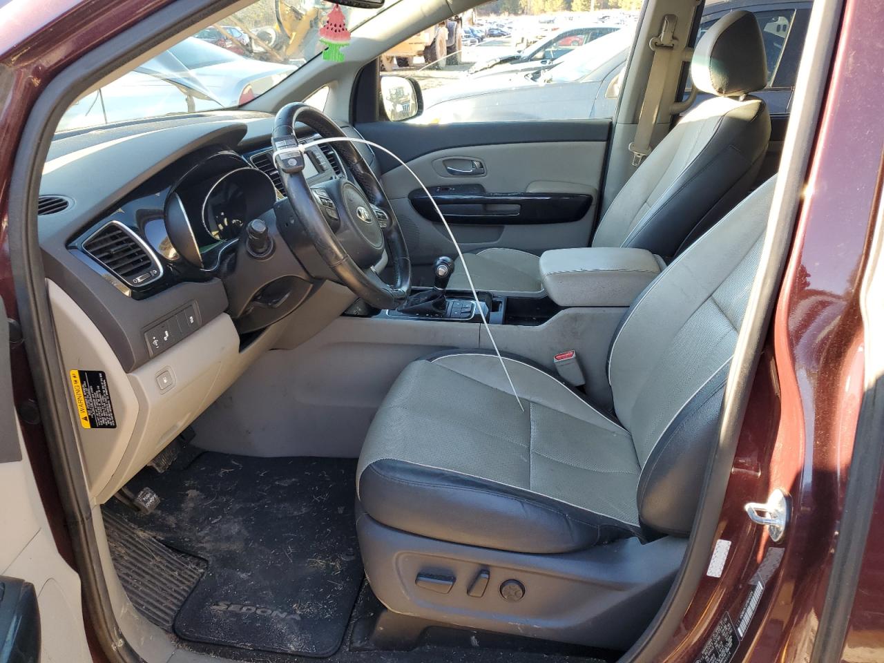 2015 KIA SEDONA EX - KNDMC5C1XF6045124