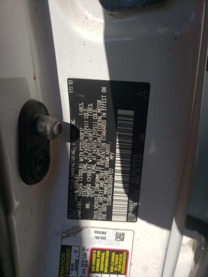 2011 TOYOTA SIENNA LE - 5TDKK3DC8BS094122