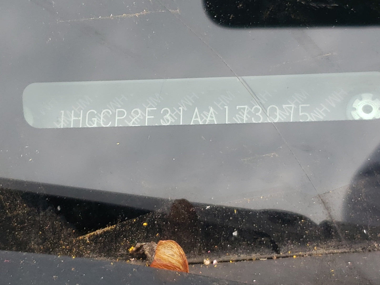 2010 HONDA ACCORD LX - 1HGCP2F31AA173075