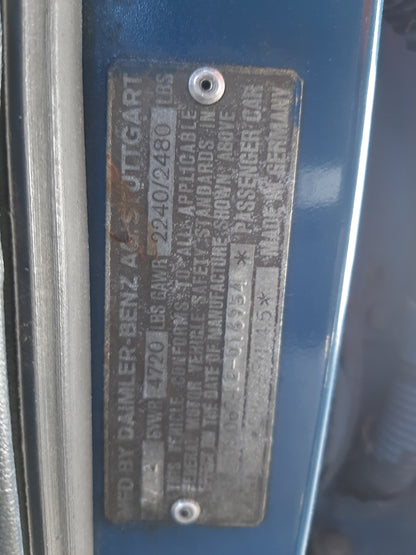 1973 MERCEDES-BENZ 280 SE - 10806712016954