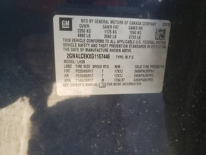 2016 CHEVROLET EQUINOX LT - 2GNALCEKXG1167446