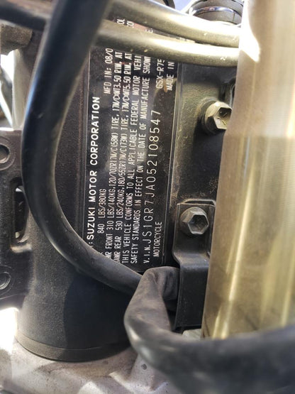 2005 SUZUKI GSX-R750 K - JS1GR7JA052108547