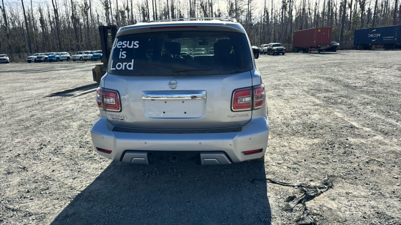 Nissan Armada Platinum 4WD 2018 Silver – 5.6L V8 SUV | VIN: JN8AY2NE1J9730269