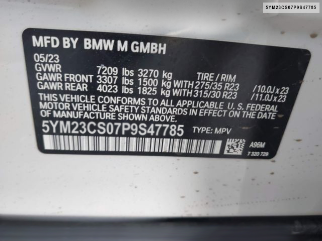 2023 BMW XM | AWD Hybrid SUV | VIN: 5YM23CS07P9S47785 — photo 12