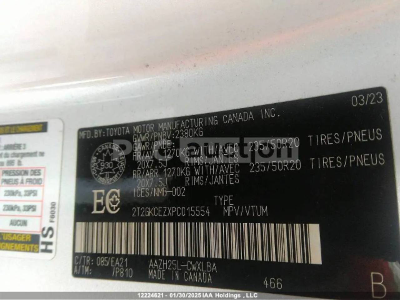 2023 Lexus NX 350h 2T2GKCEZXPC015554 24,202 Miles | Front-End