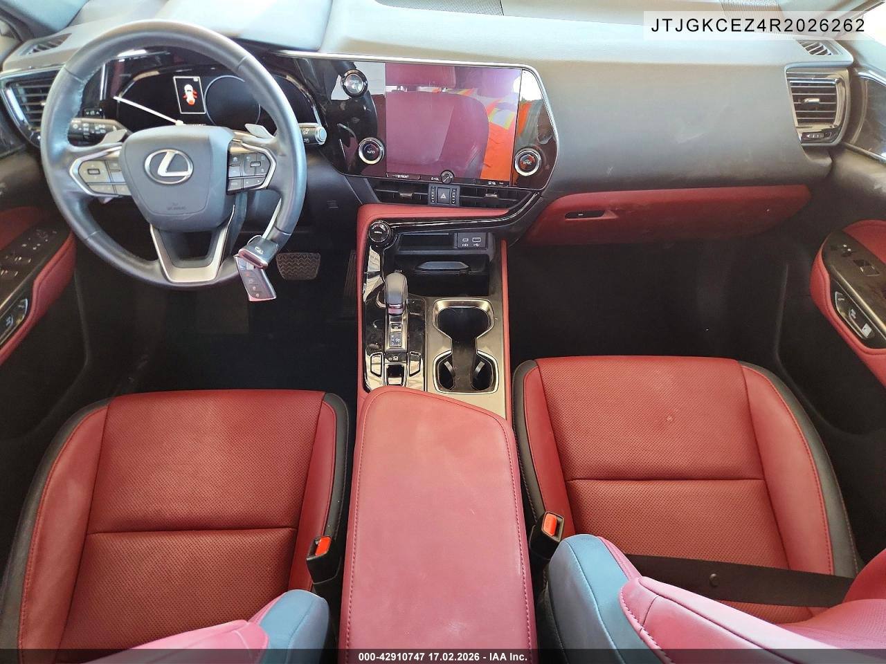 2024 Lexus NX 350h Premium VIN JTJGKCEZ4R2026262 – BidAutoCars